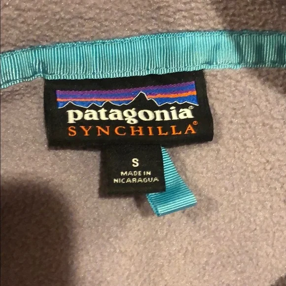 Patagonia Purple and Light Lavender Synchilla Snap-T Fleece Pullover - Picture 3 of 6